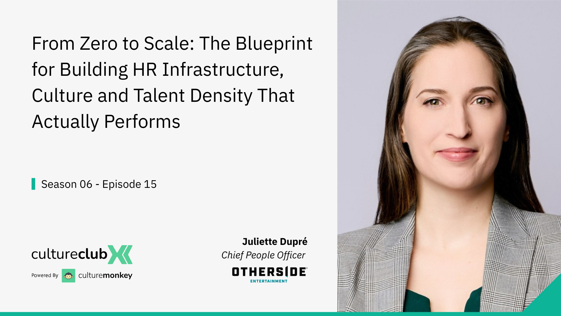 S06 E15: From Zero to Scale - The Blueprint for HR Infrastructure, Culture, and Talent Density That Performs
