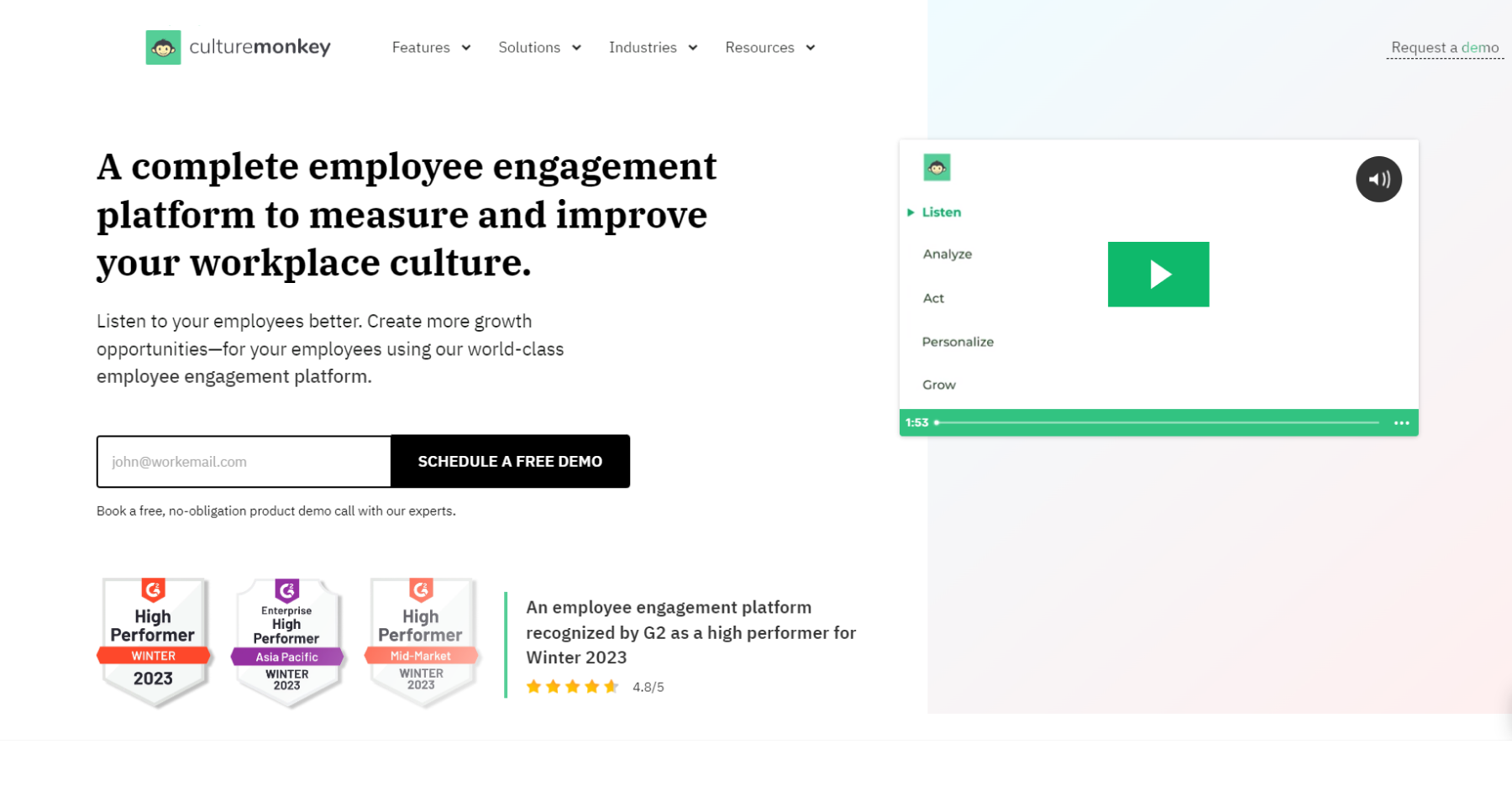 CultureMonkey - An employee engagement platform