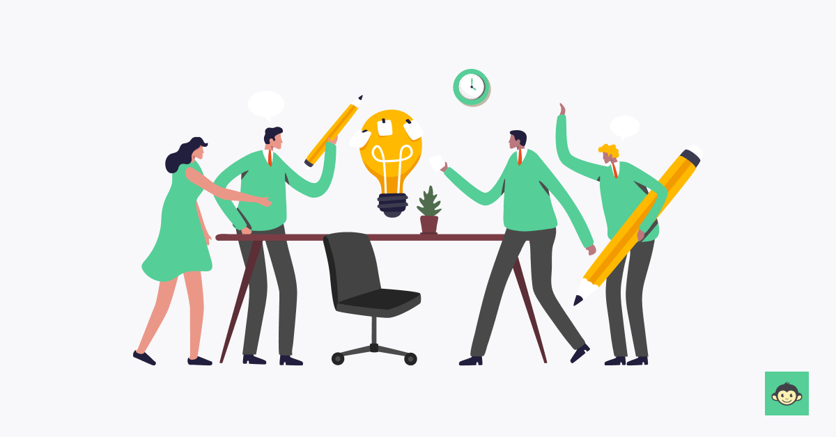 individual development plan examples for business professionals A group of four employees are having a meeting
