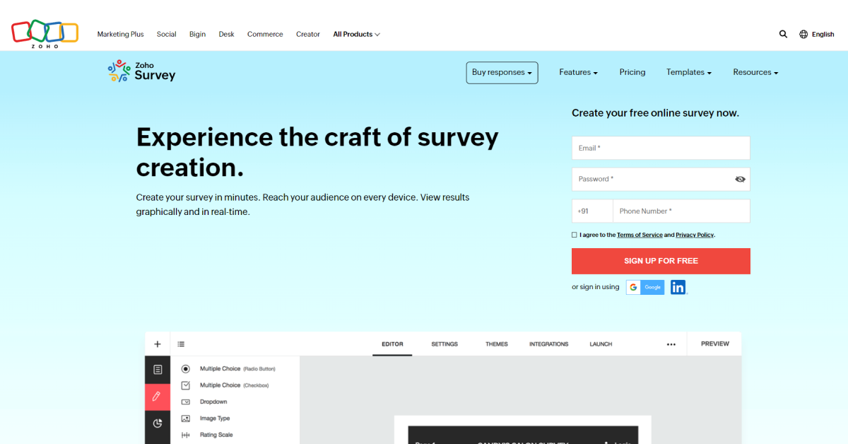 Zoho Survey