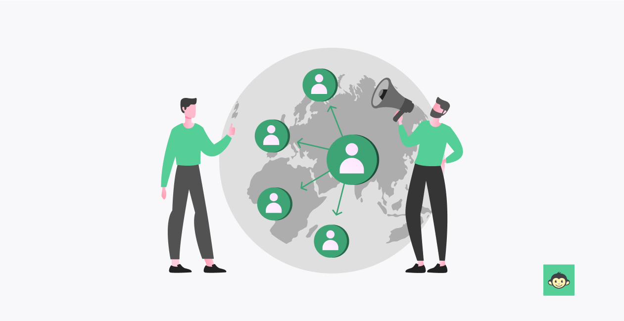 Employees are connecting from around the world