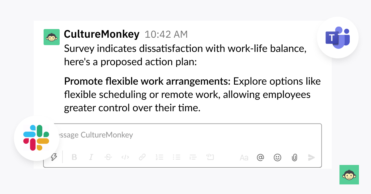 Assign and complete action plans in Slack/Teams