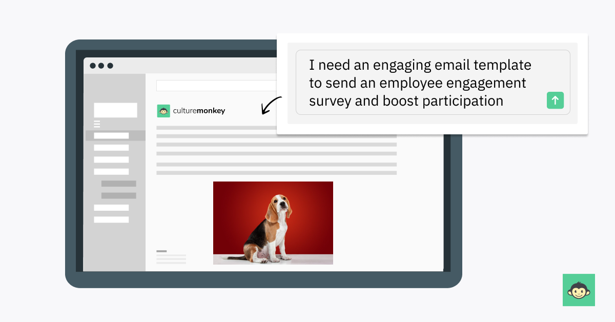 Engaging email templates generated by AI to encourage employee participation