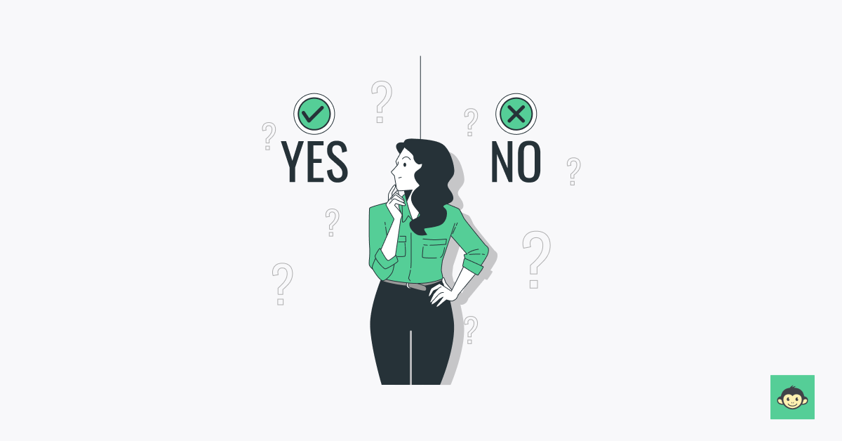 Employer being confused between yes and no 
