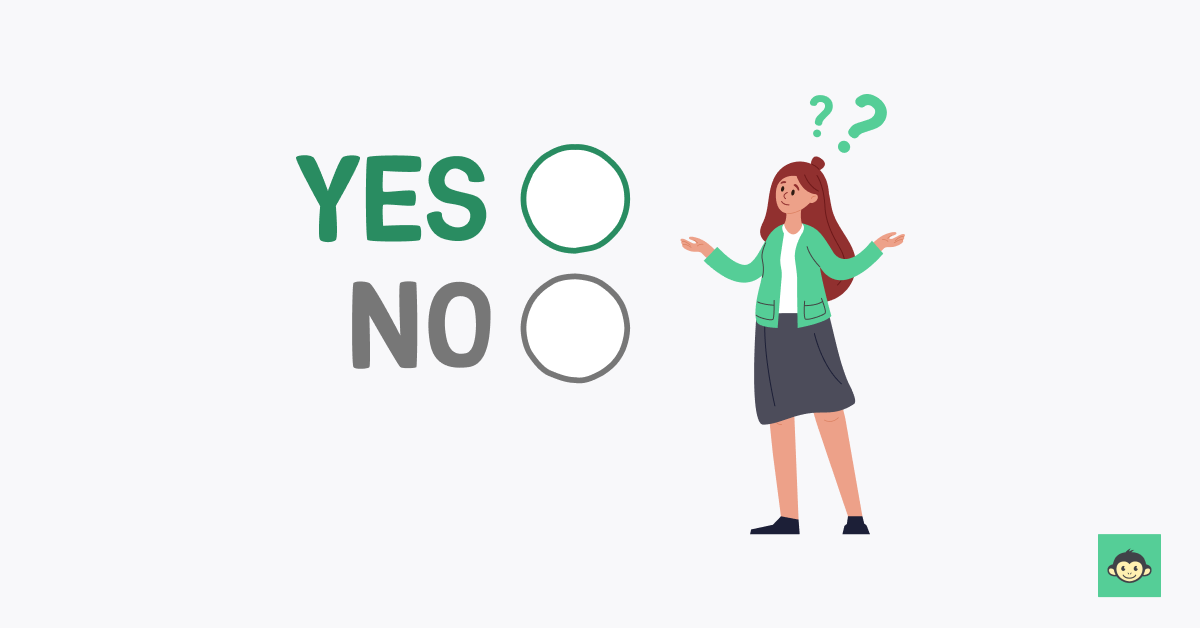 Employee confused with yes and no answer