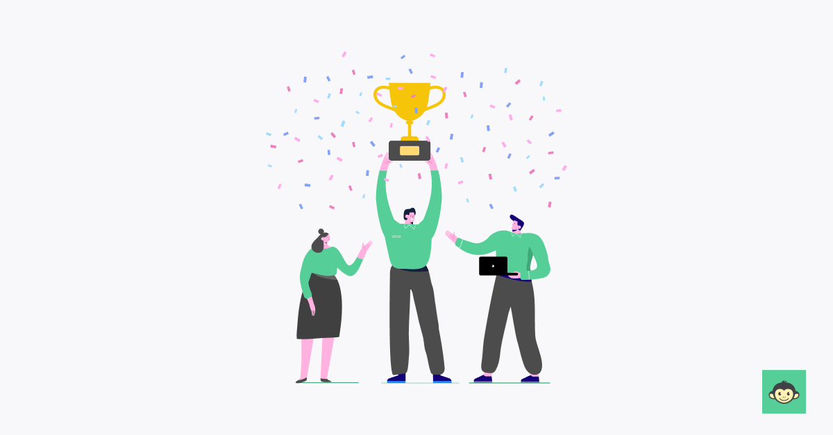 Employers providing employee with a trophy 
