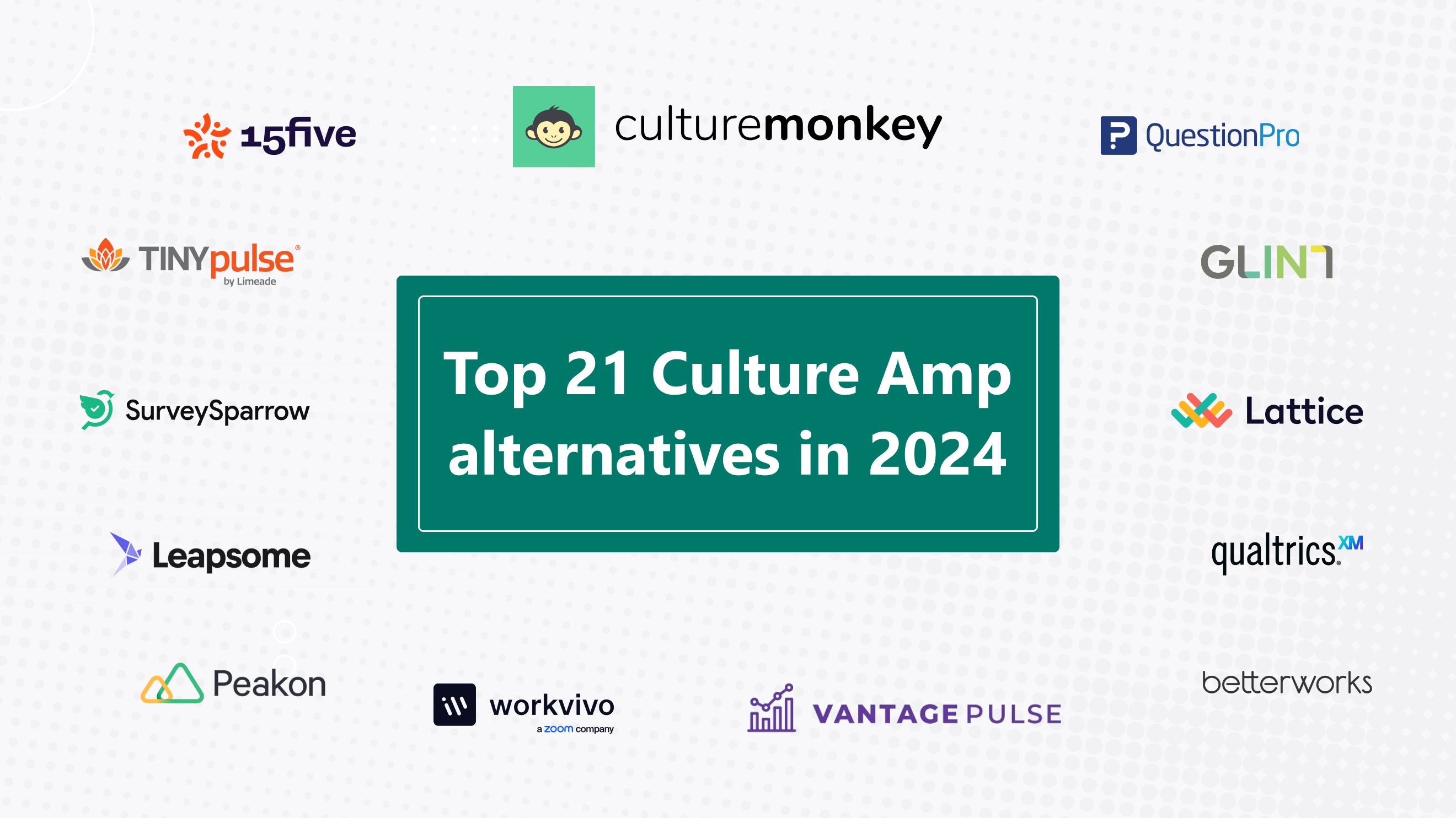 Top 21 Culture Amp alternatives in 2024