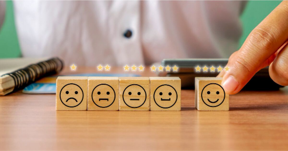 Wooden blocks with different emojis