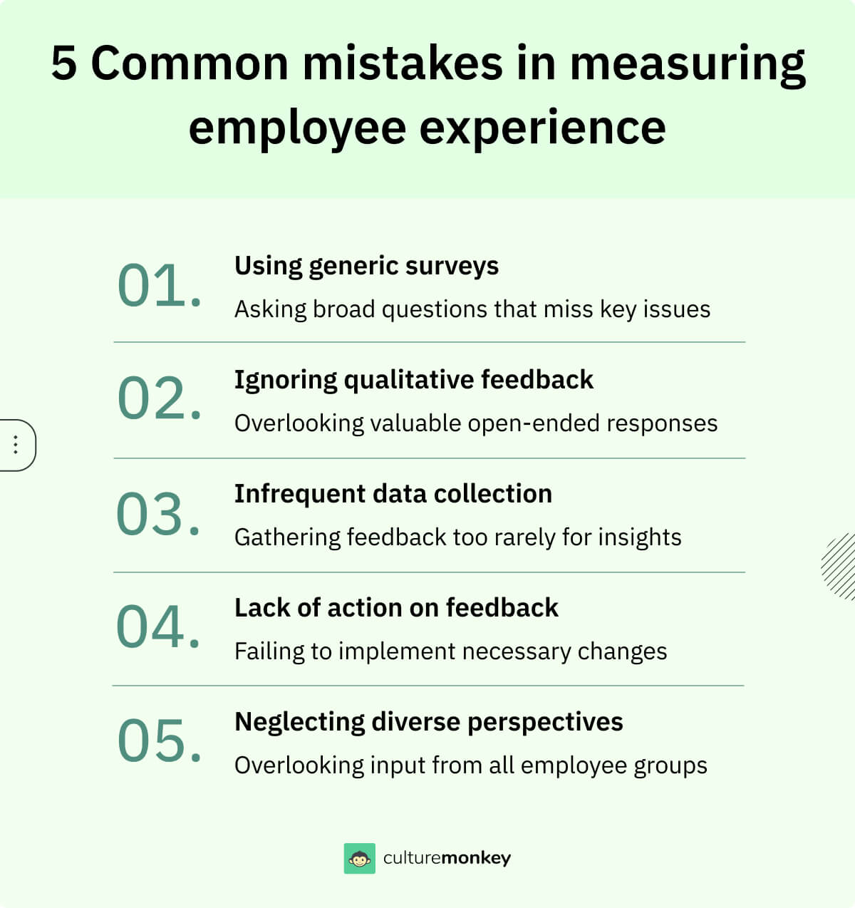 5 Common mistakes in measuring employee experience