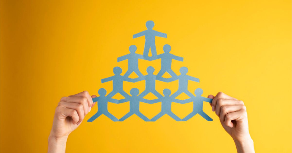 Paper cut of people