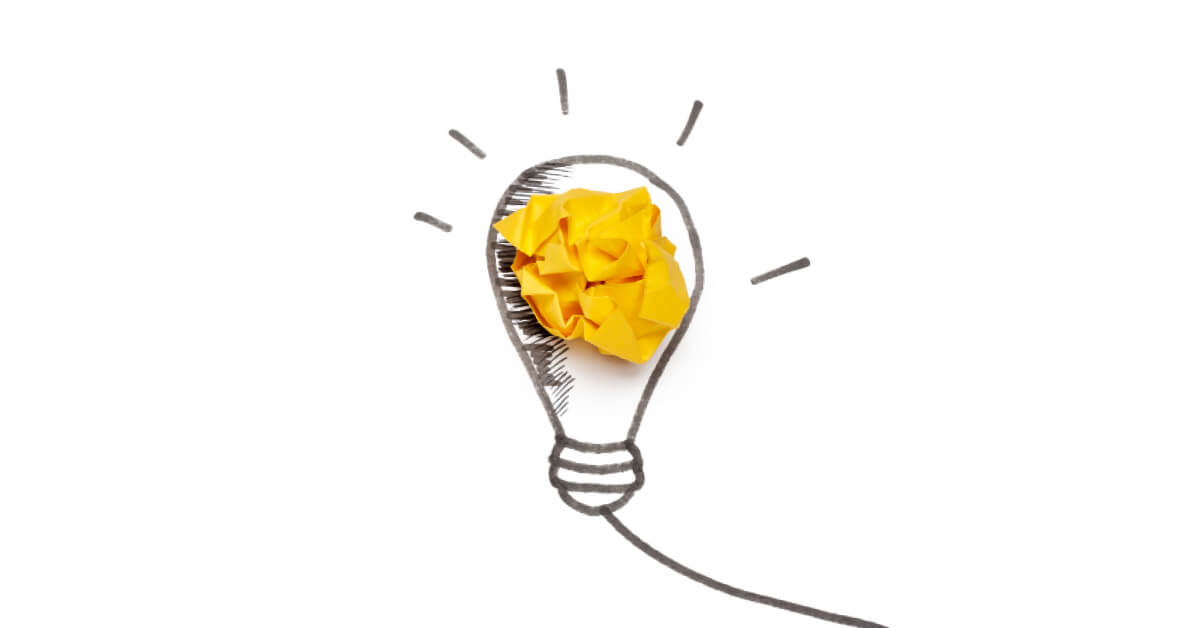 A bulb with concept of innovation