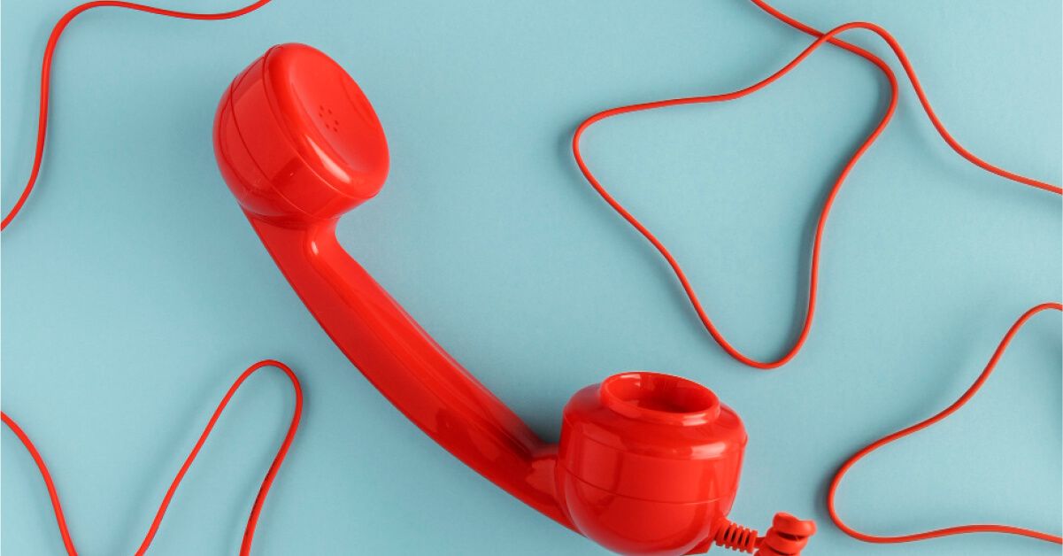 A red telephone