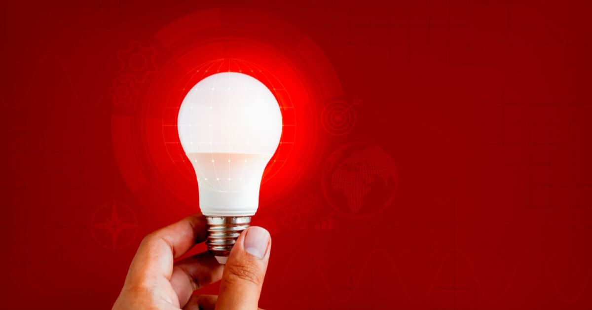 A light bulb