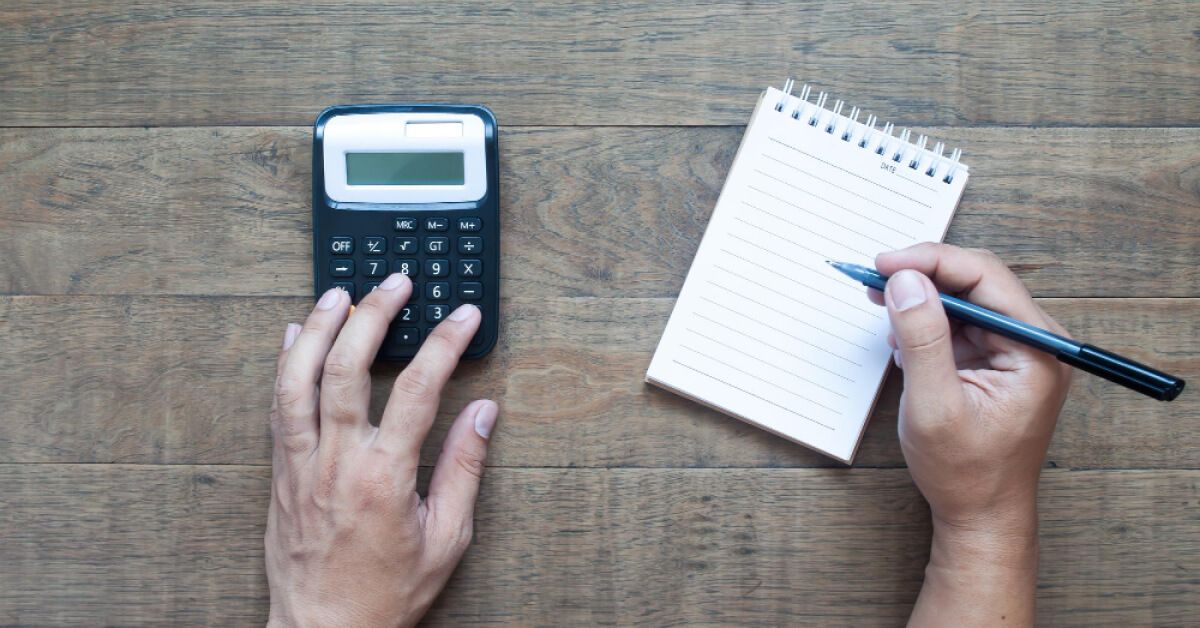 Calculator and notepad