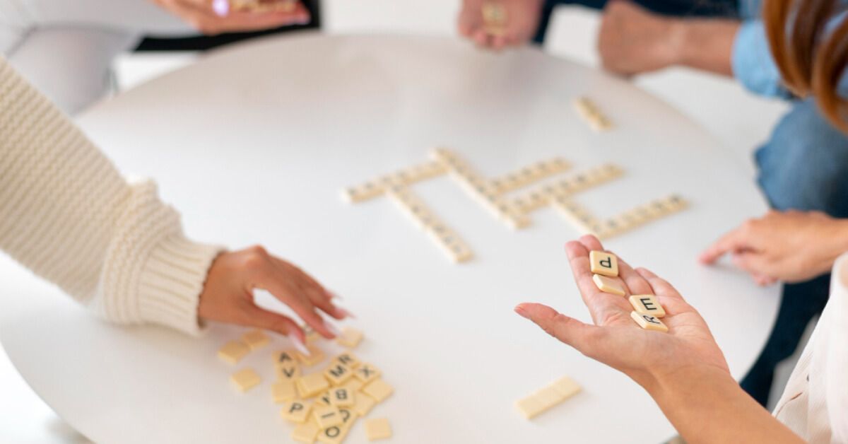 Scrabble letters