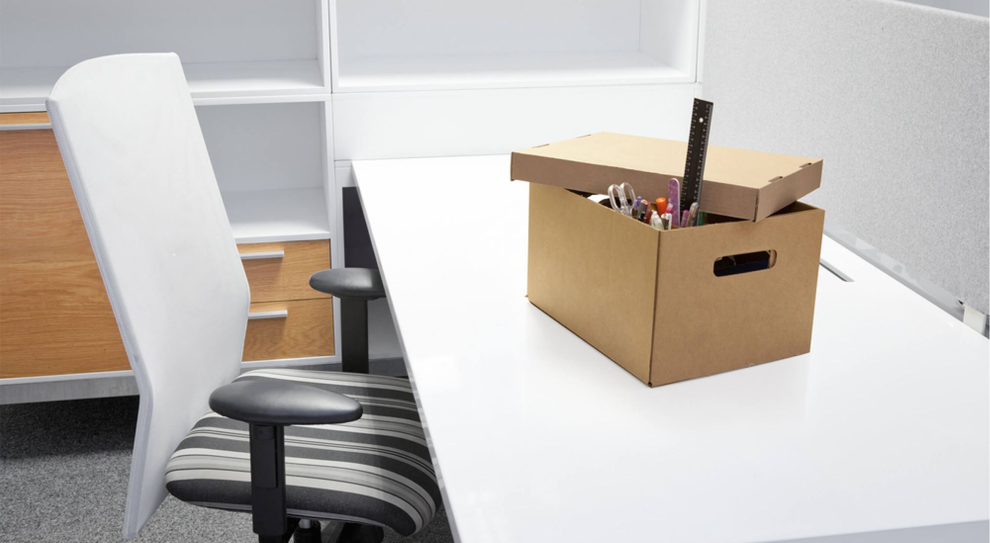Employee is leaving the workplace sadly