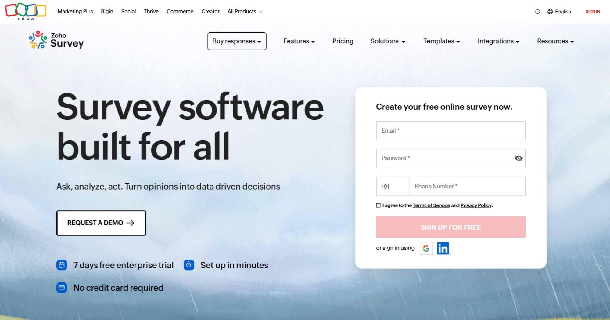 Zoho Survey