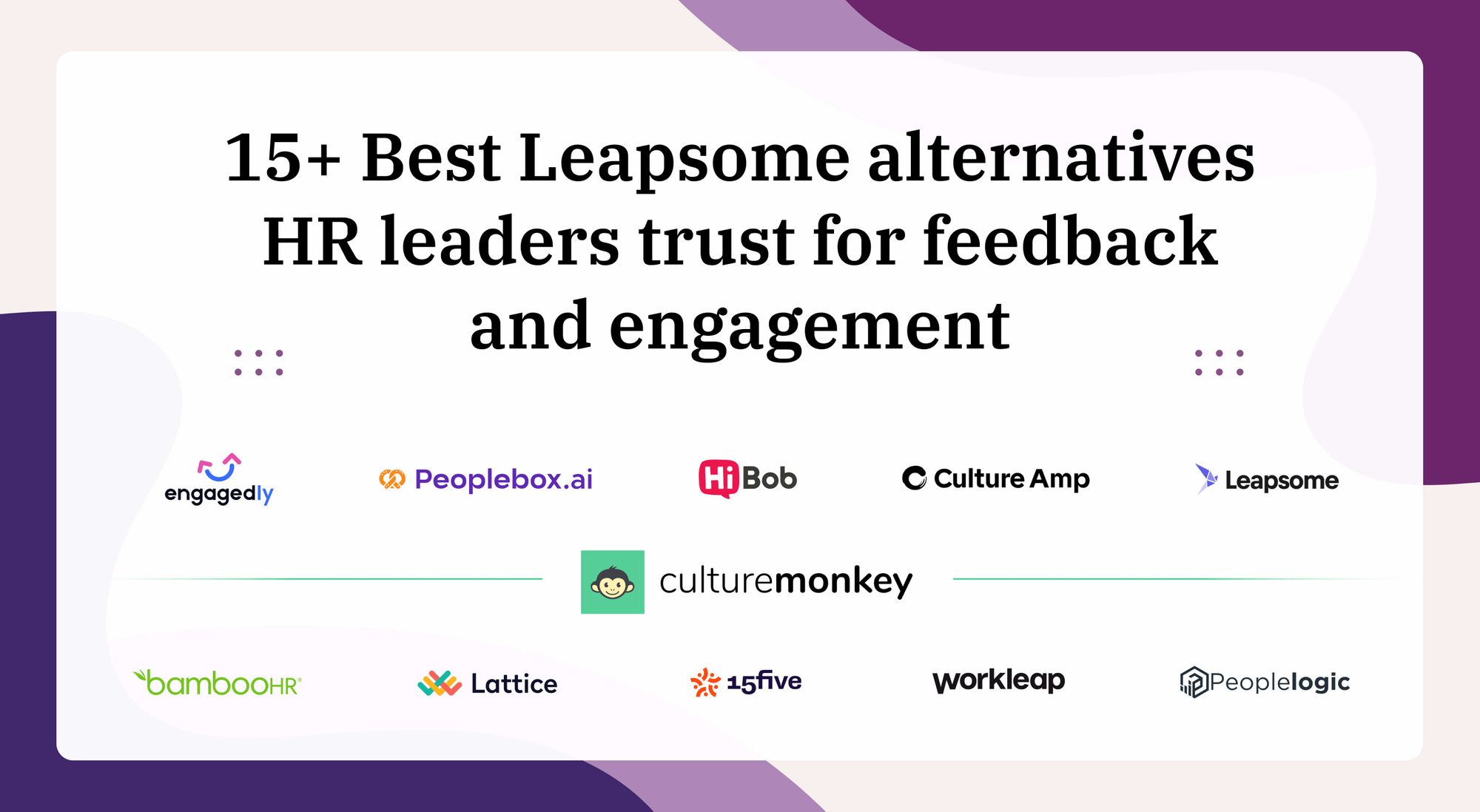 Best Leapsome alternatives