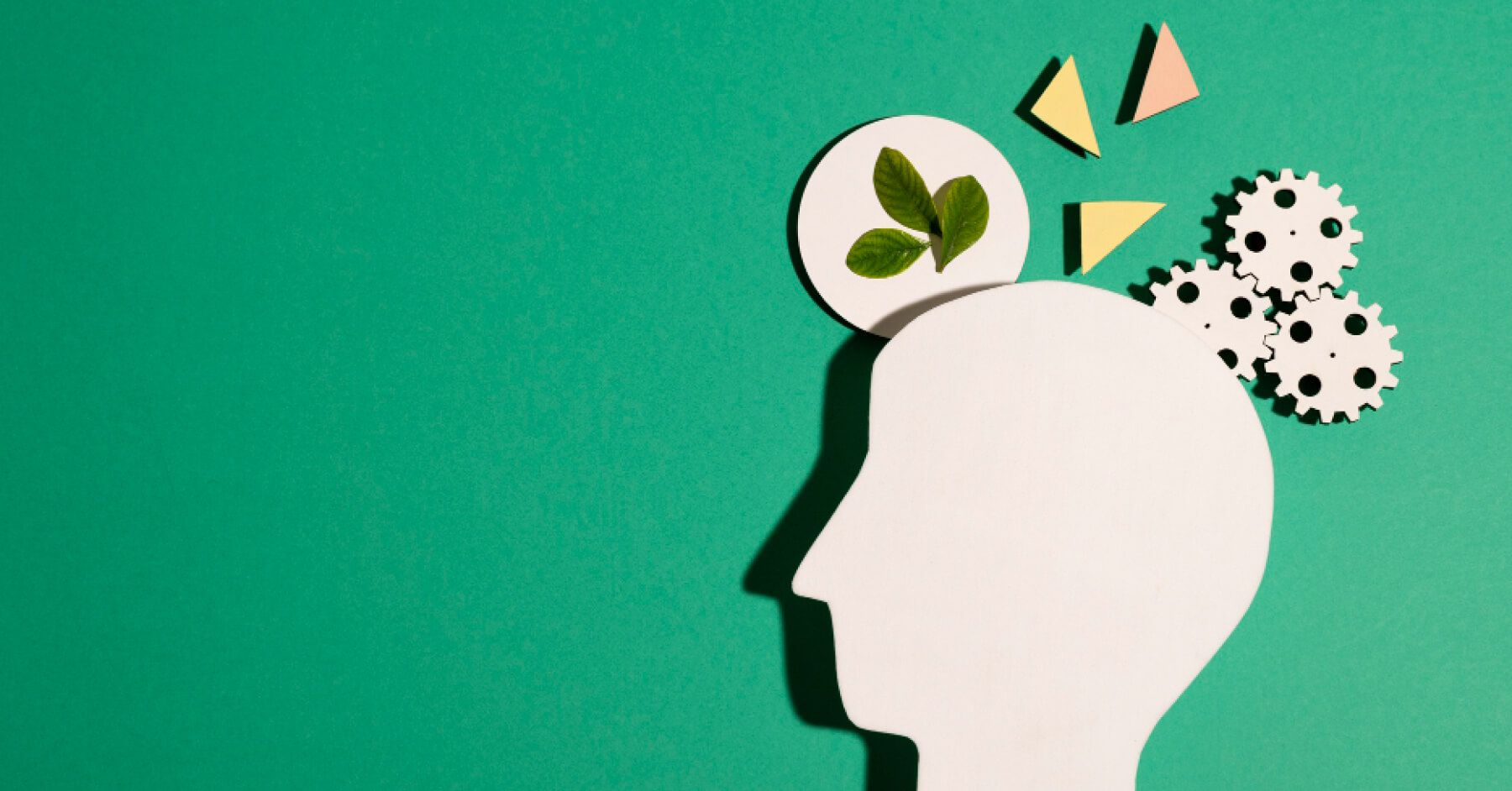 Very healthy and green human thinking about retention strategies