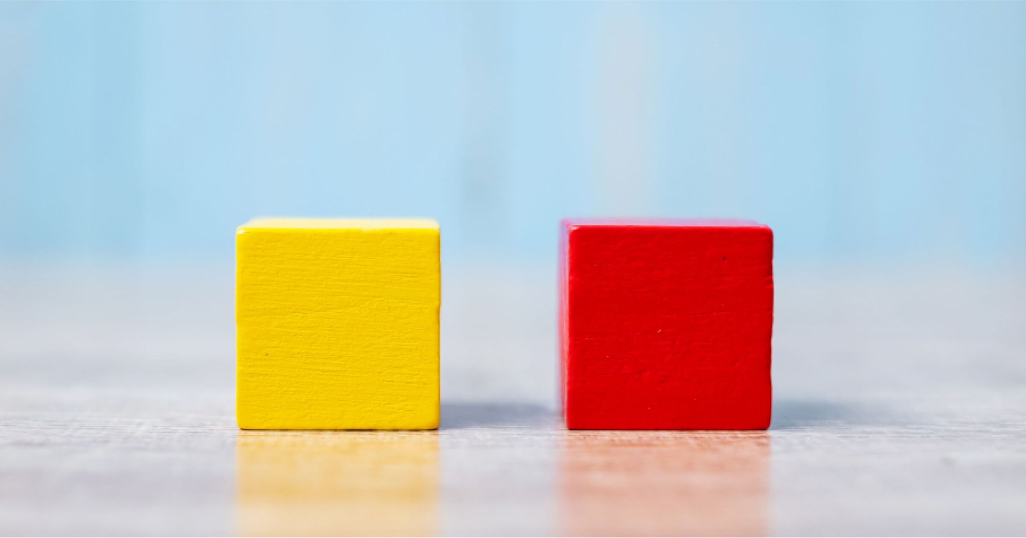 Two wooden blocks