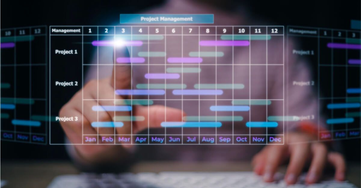 Person using a touch screen