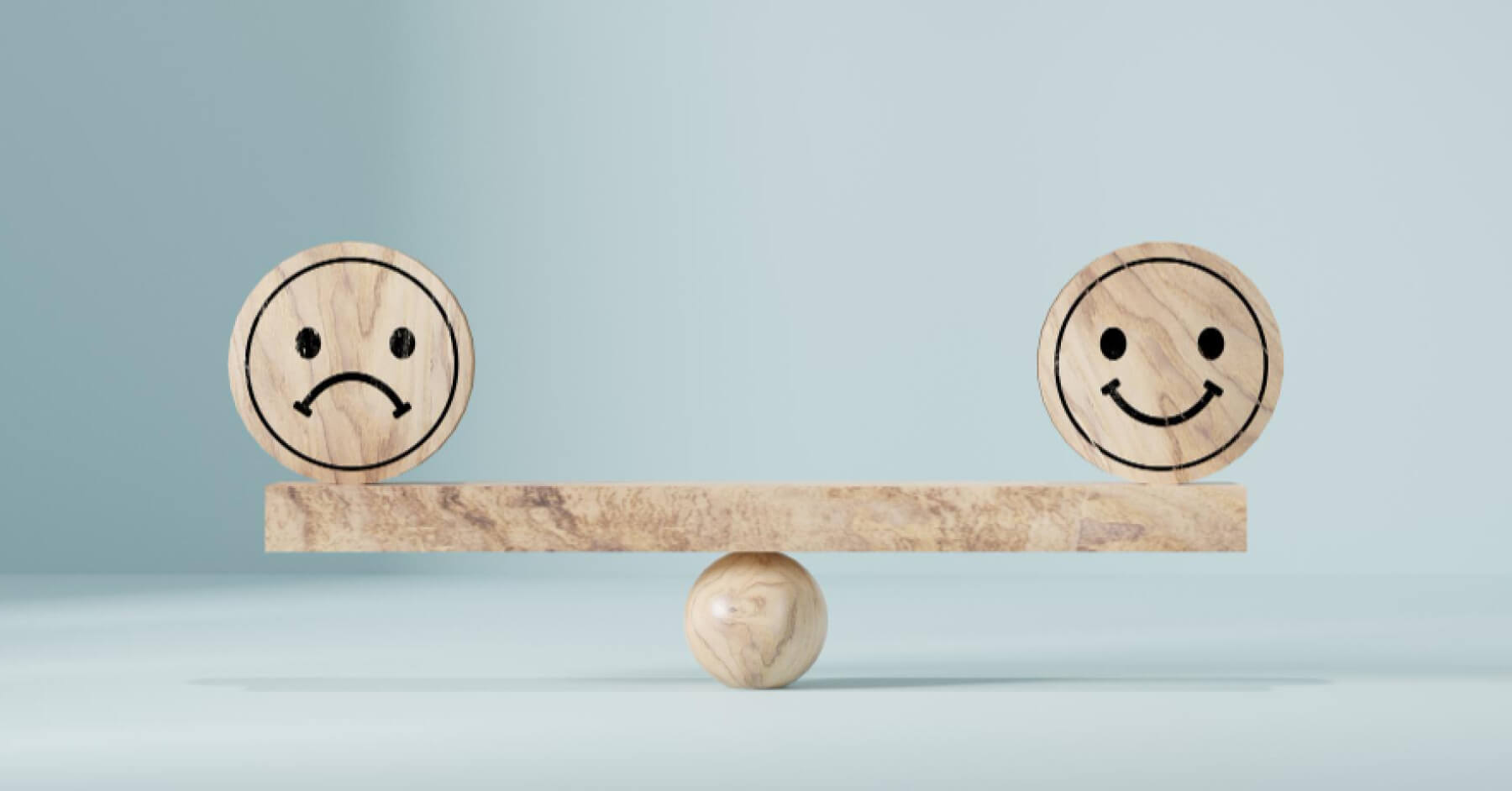 wooden seesaw