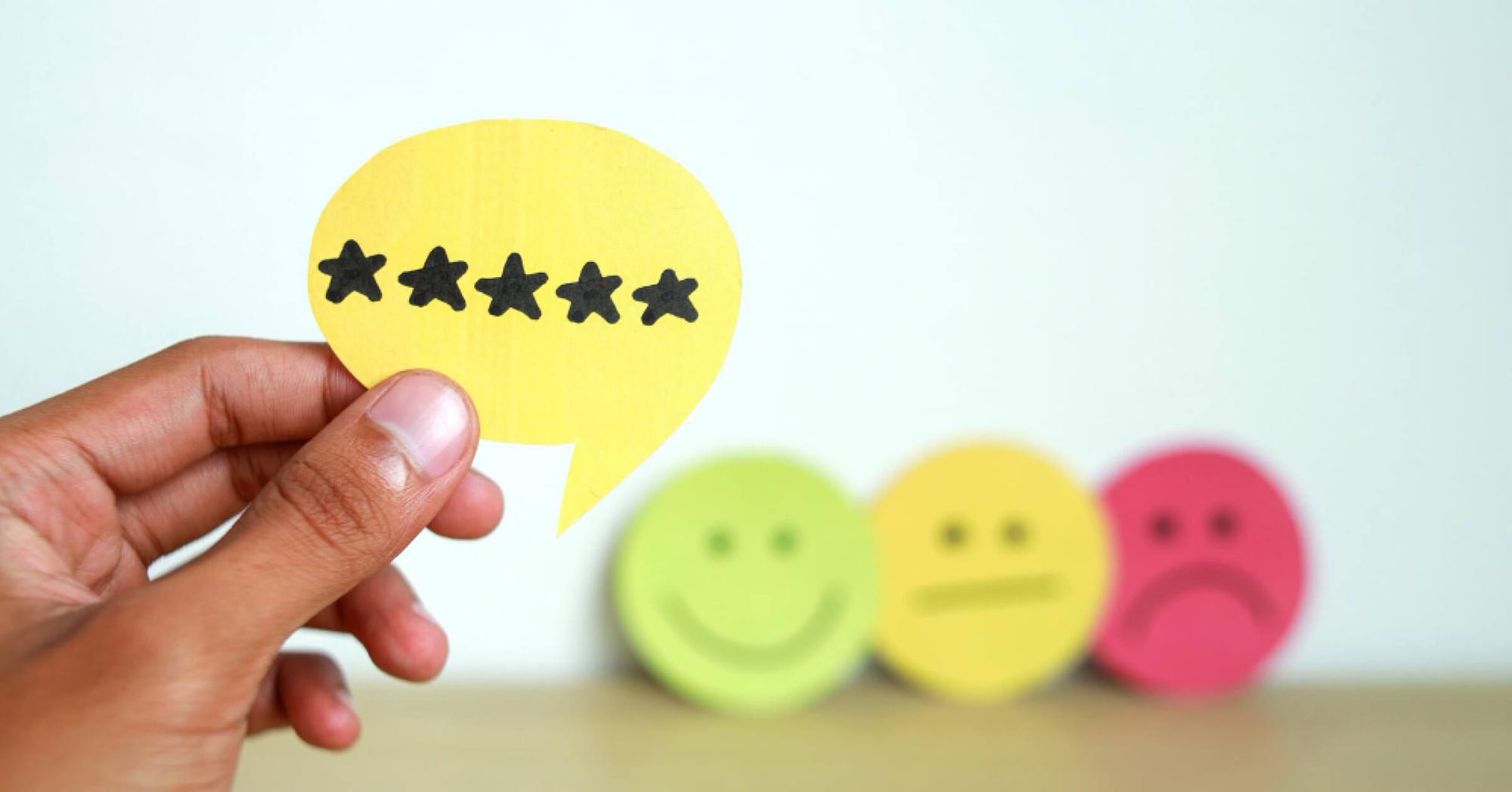 Paper cutouts of emotions