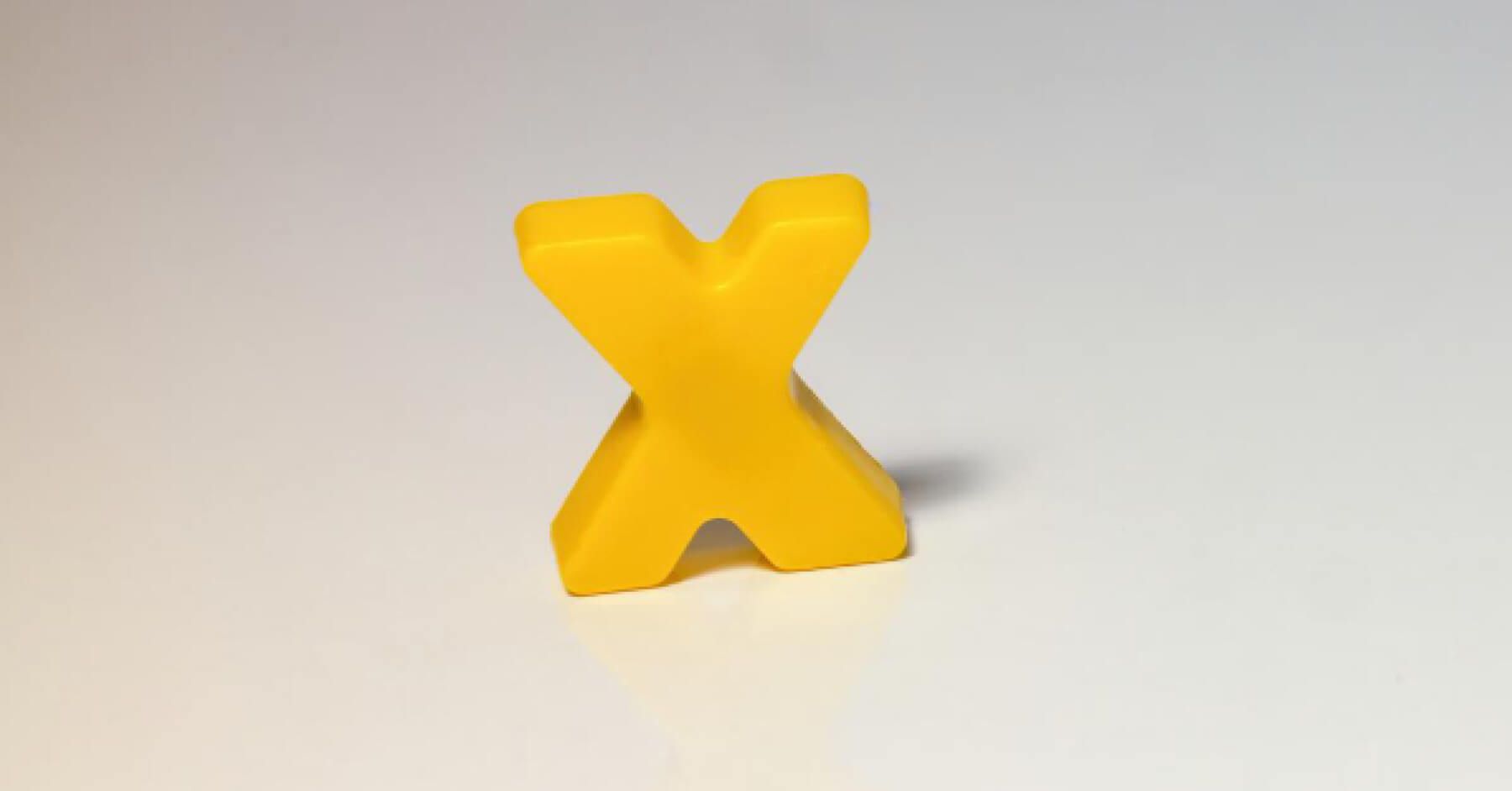 Yellow 'X' block