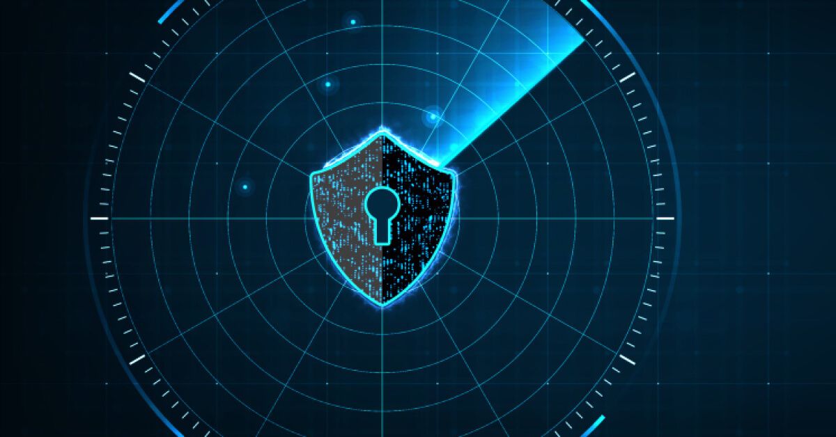 Graphic visual of a secure environment