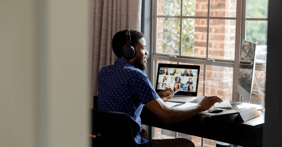 Employees working from the remote 