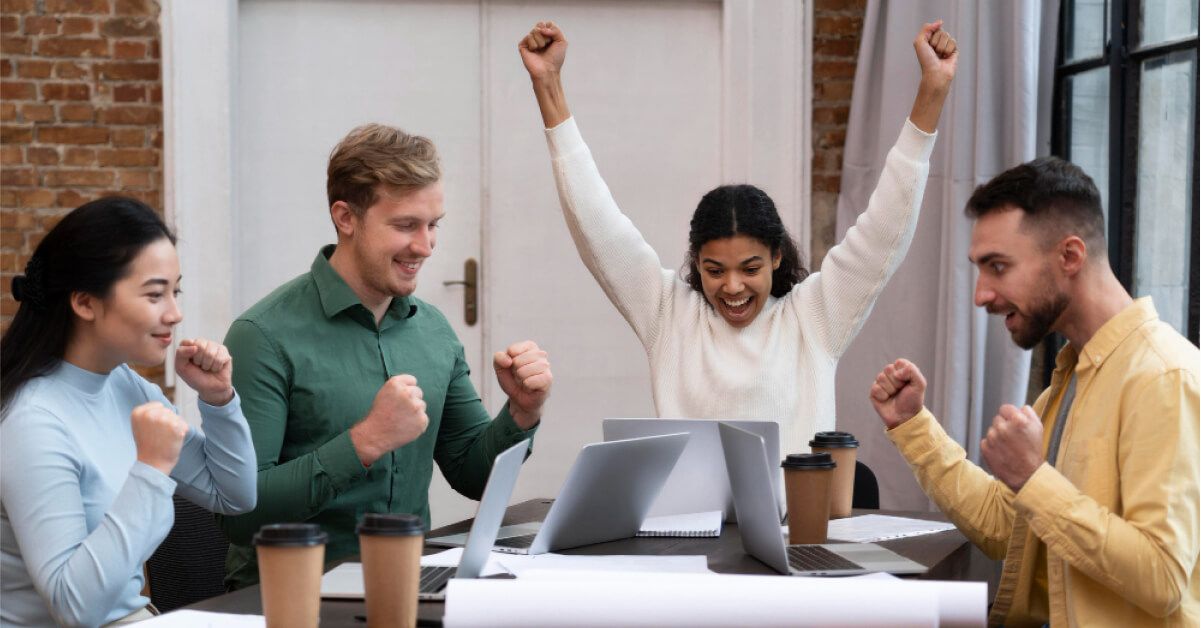 Happy employees