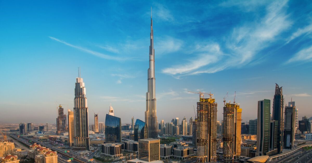 Skyline of a Middle Eastern city