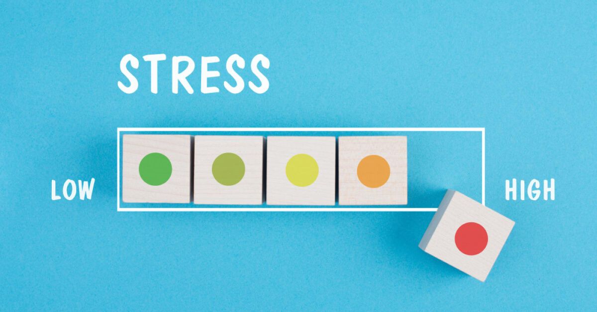 Wooden blocks of stress indicators