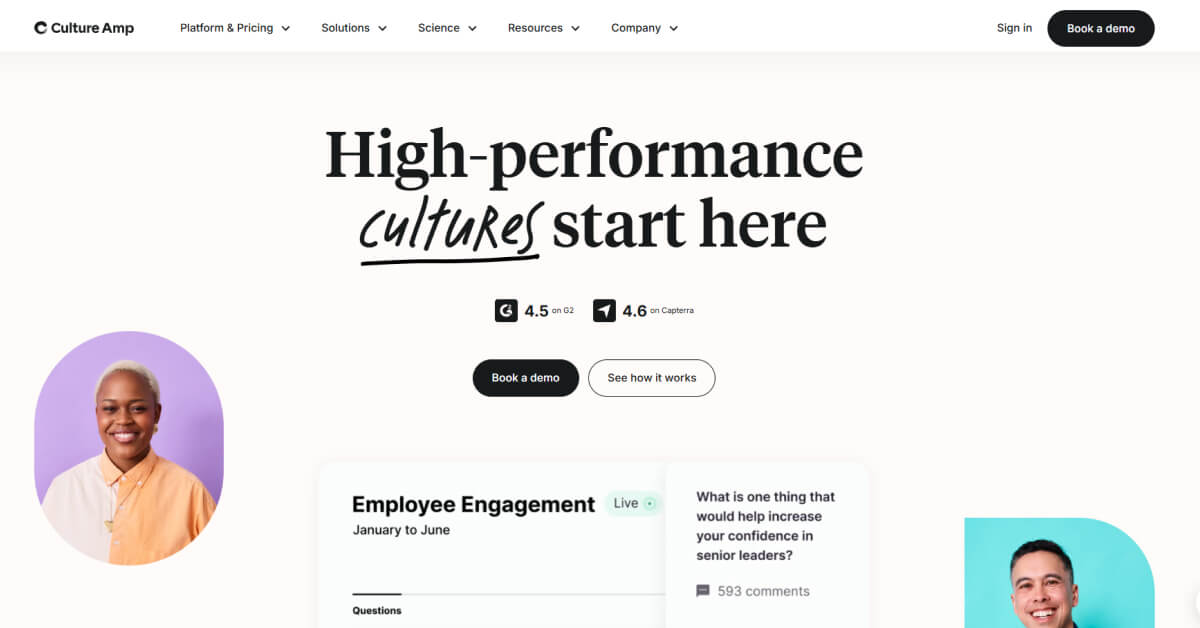 Top 25 employee engagement software platforms empowering enterprises in 2026