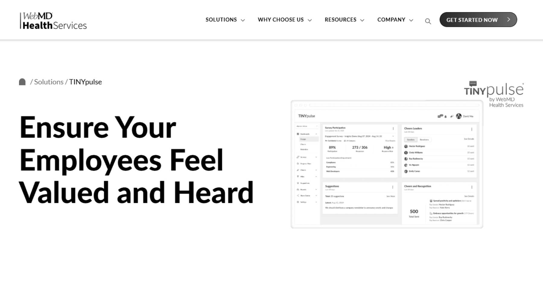 TINYpulse (WebMD Health Services)
