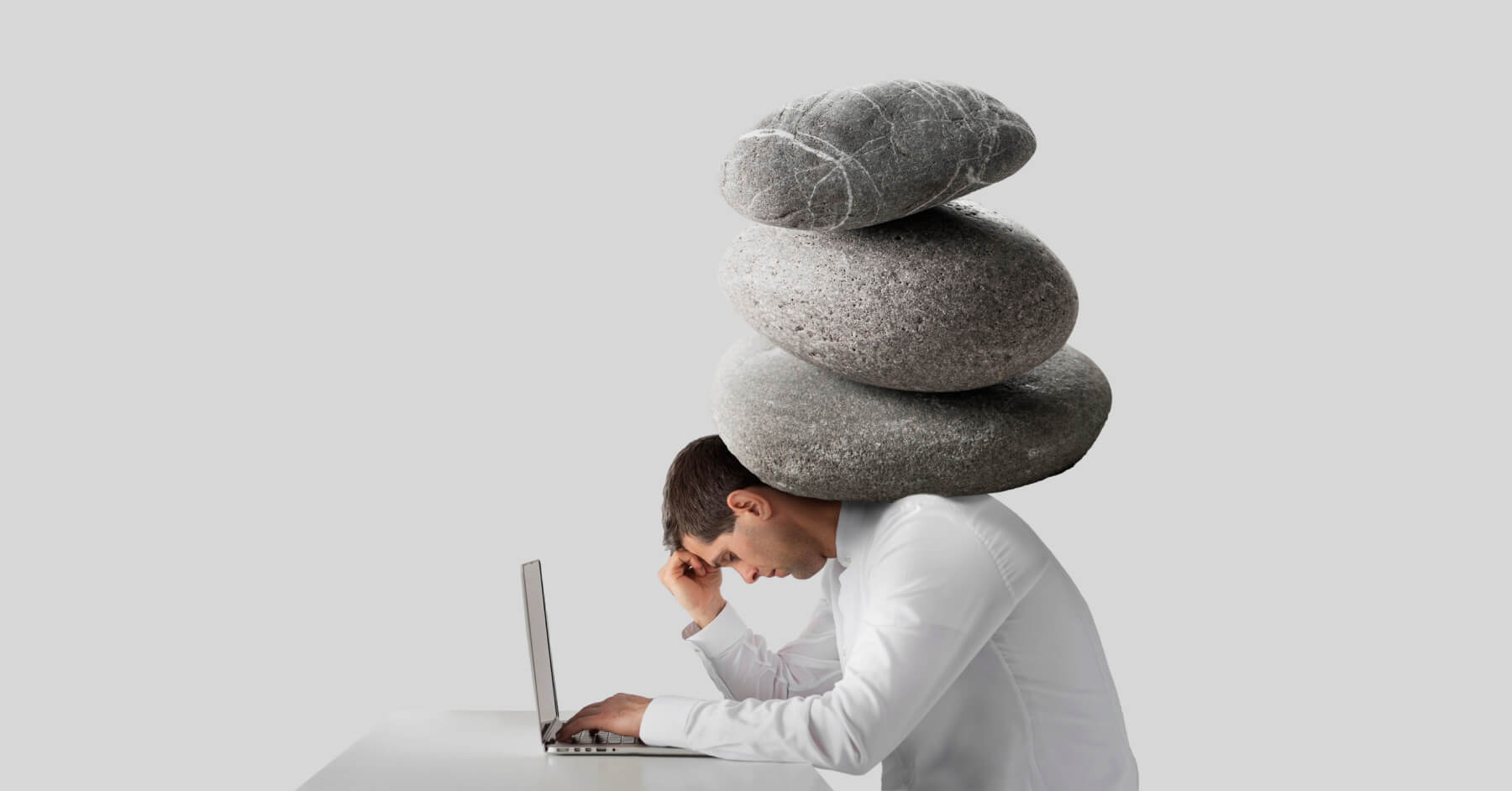 Stressed out employee