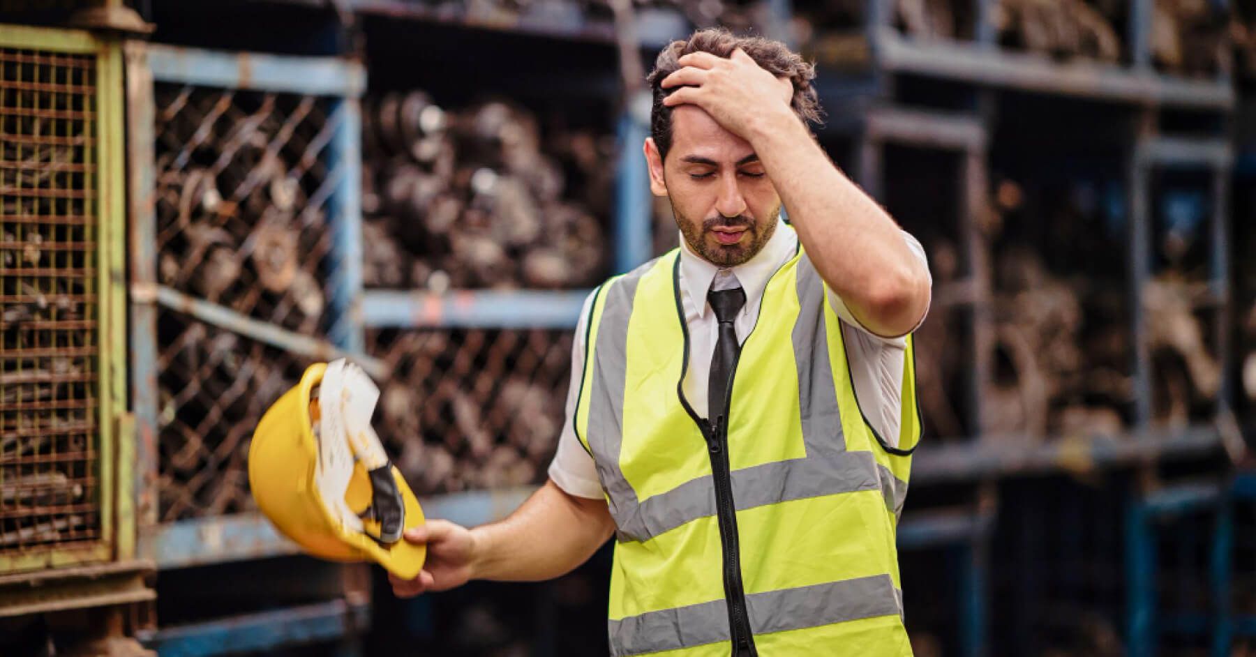 Frustrated deskless employee