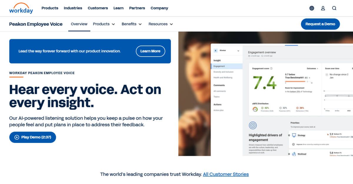 Top 25 employee engagement software platforms empowering enterprises in 2026