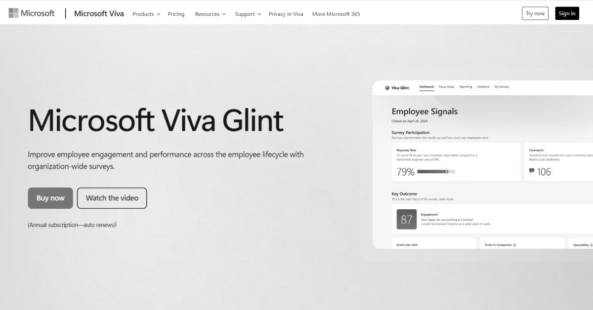 Glint (Microsoft Viva Glint)