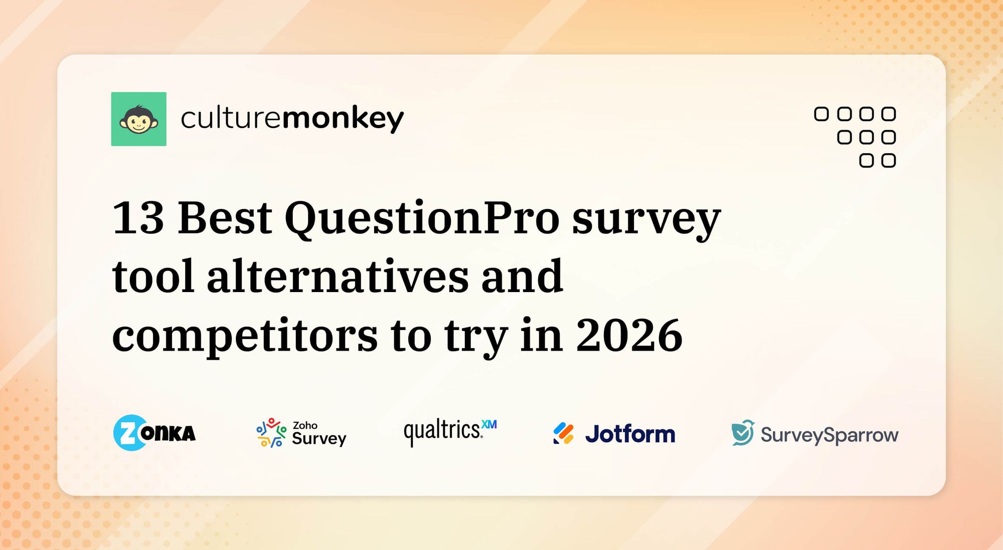 13 Best QuestionPro survey tool alternatives and competitors to try in 2026