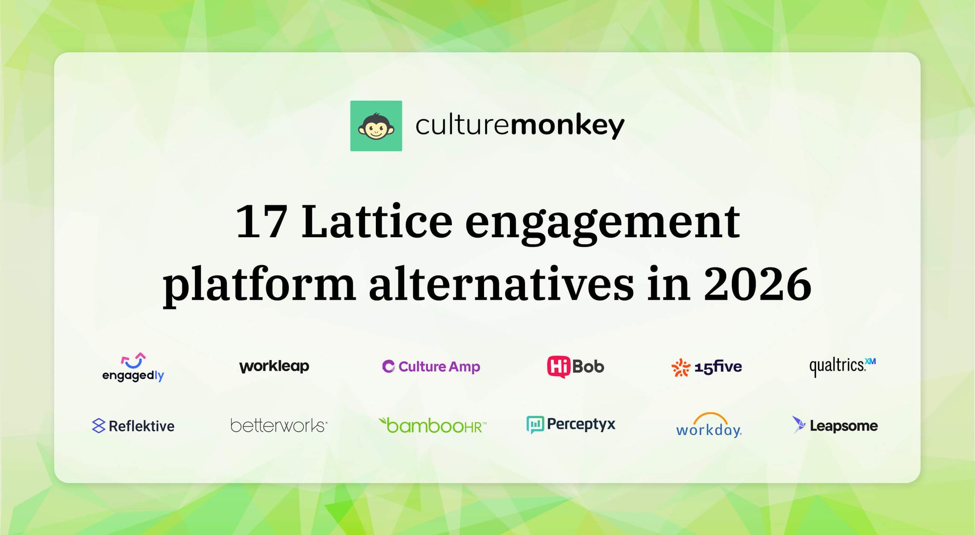 17 Lattice engagement platform alternatives in 2026