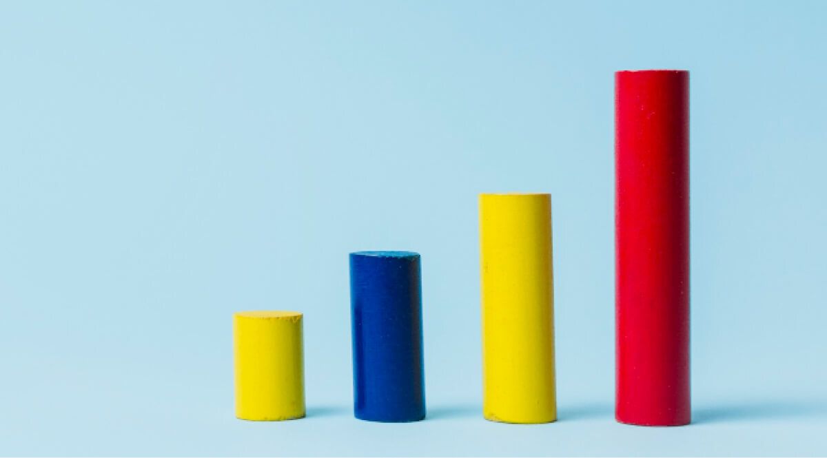 Statistic bars for benchmarks