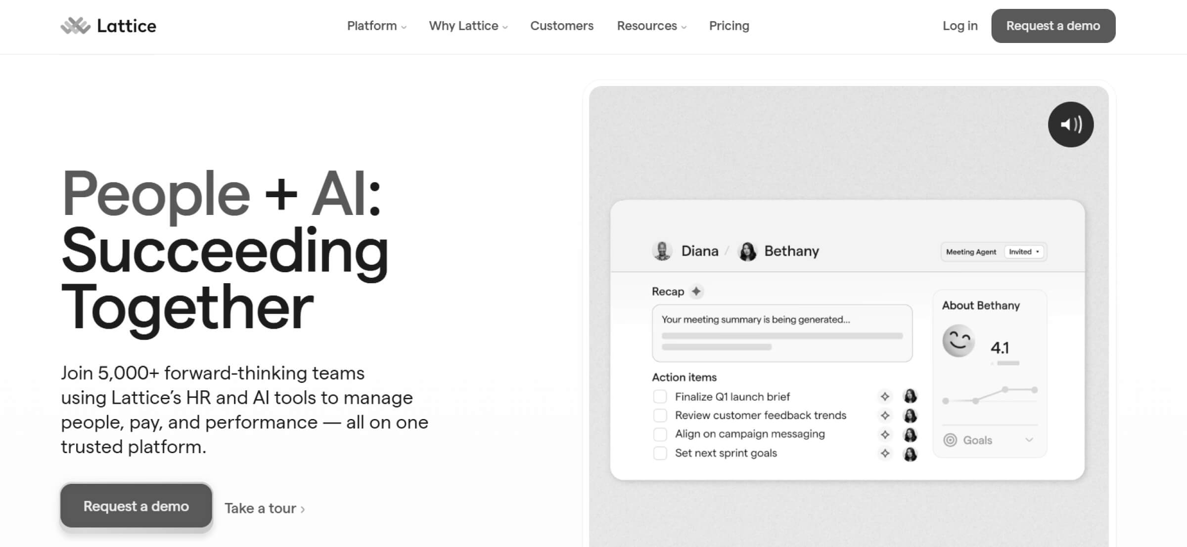 Lattice, engagement and pulse survey tool