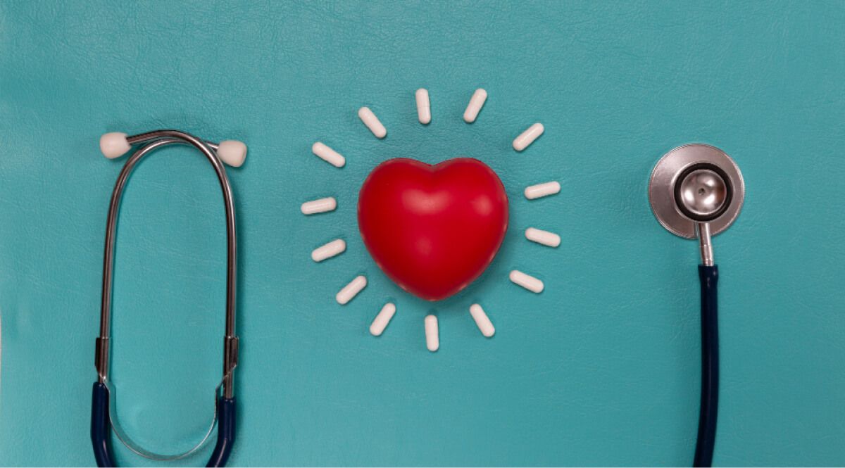 Stethoscope with a heart symbol