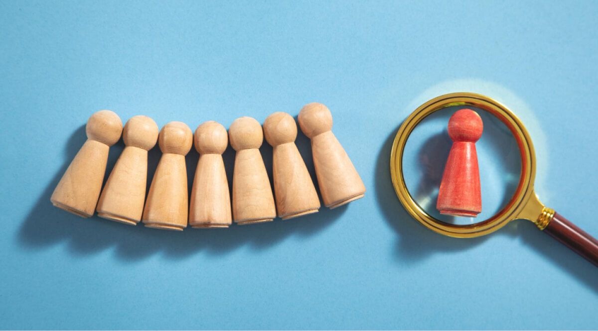 Wooden blocks being zoomed on