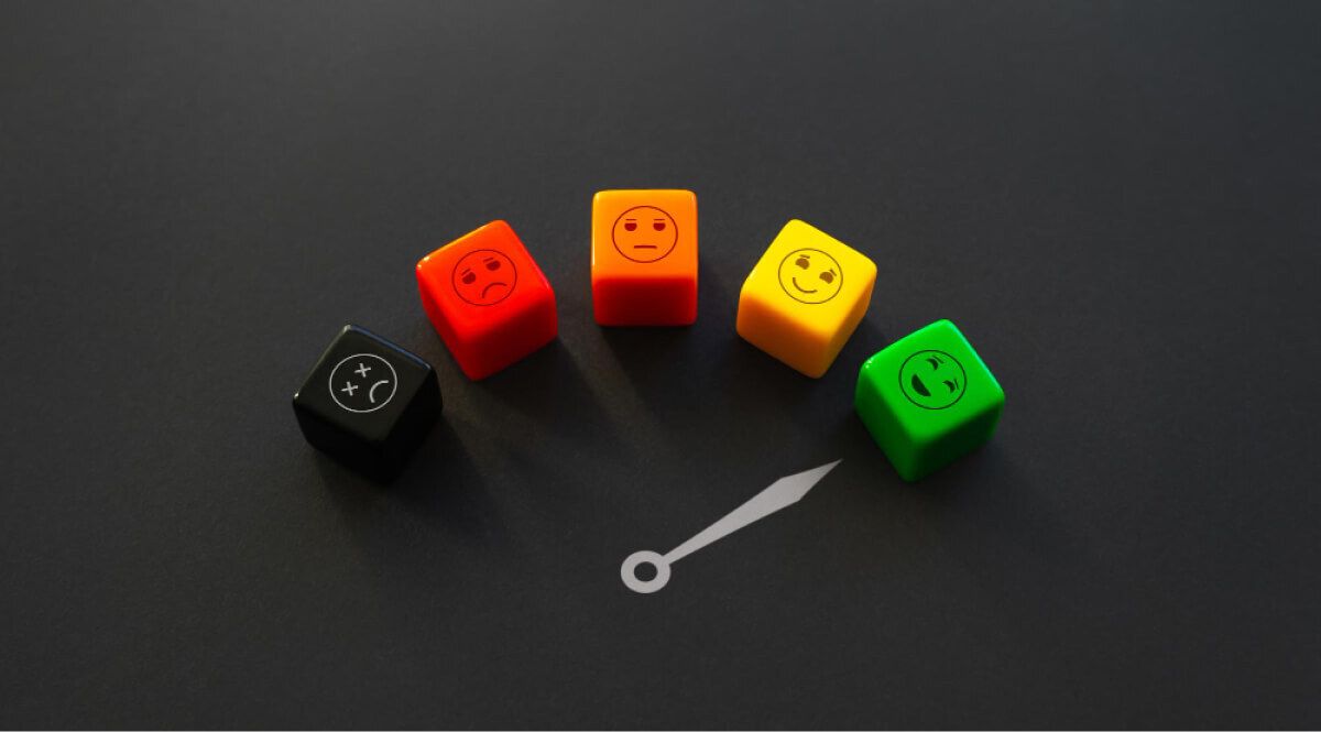 Emoji scales to denote eNPS