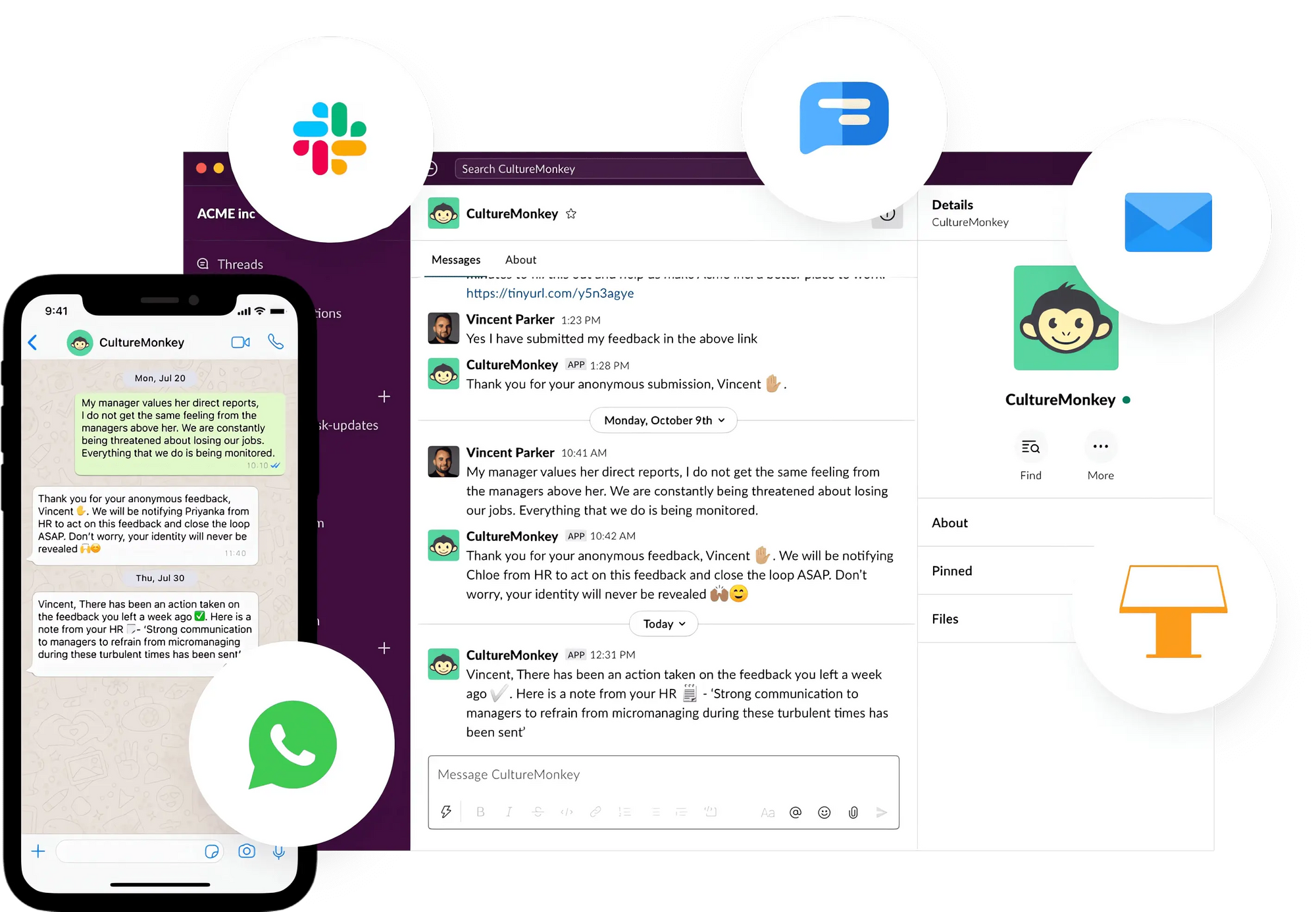 CultureMonkey's multi-channel survey distribution