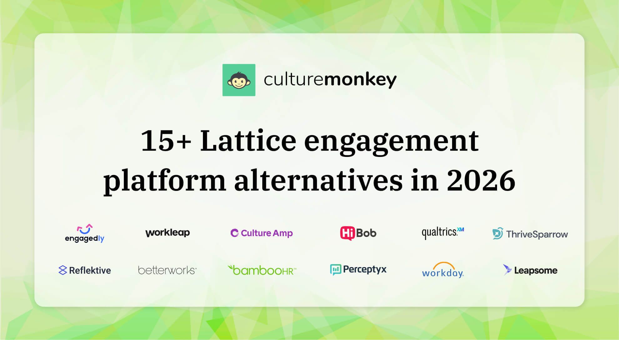 15+ Lattice engagement platform alternatives in 2026