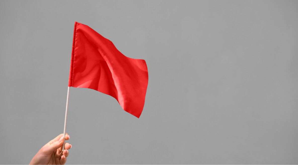 a red flag