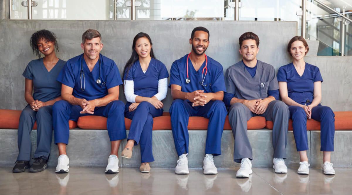 Doctors sitting together